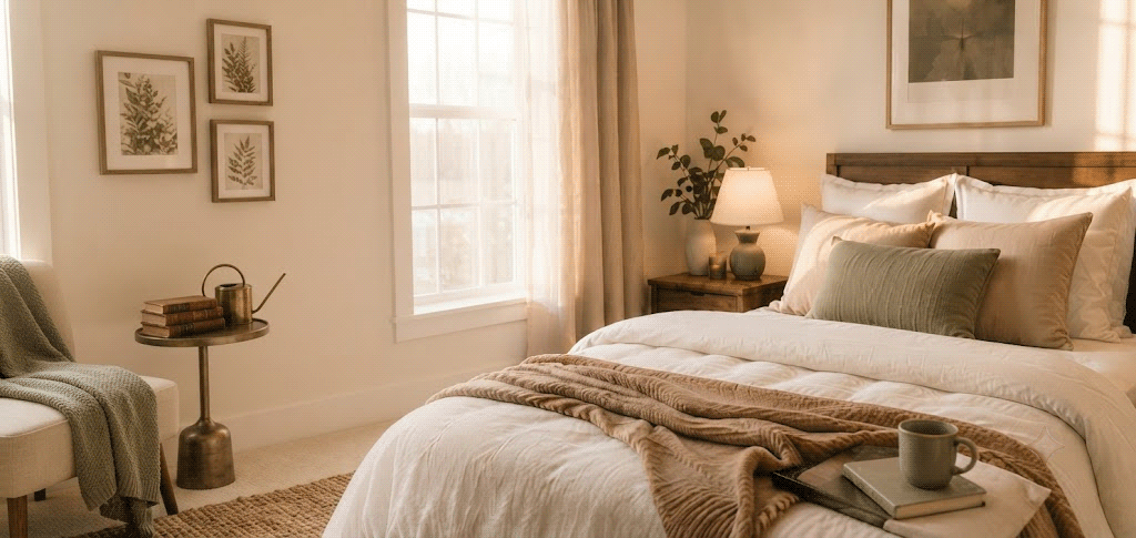 cozy bedroom hero
